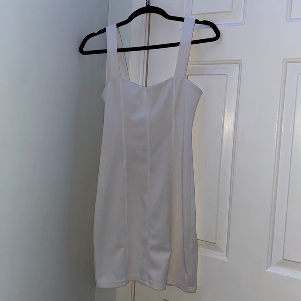 Alythea White Mini Bodycon Dress